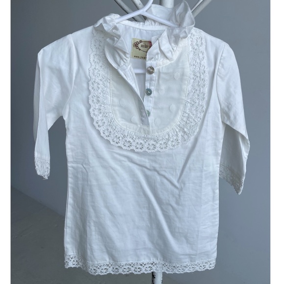 Mia Joy White Shirt size 2 - Picture 1 of 3